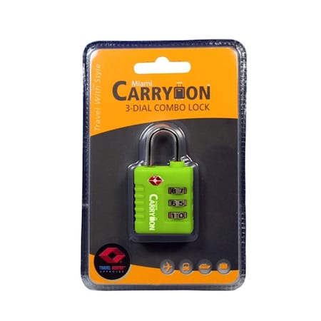 Naftali Tsar 3 Combination Lock - Light Green TLL05LG